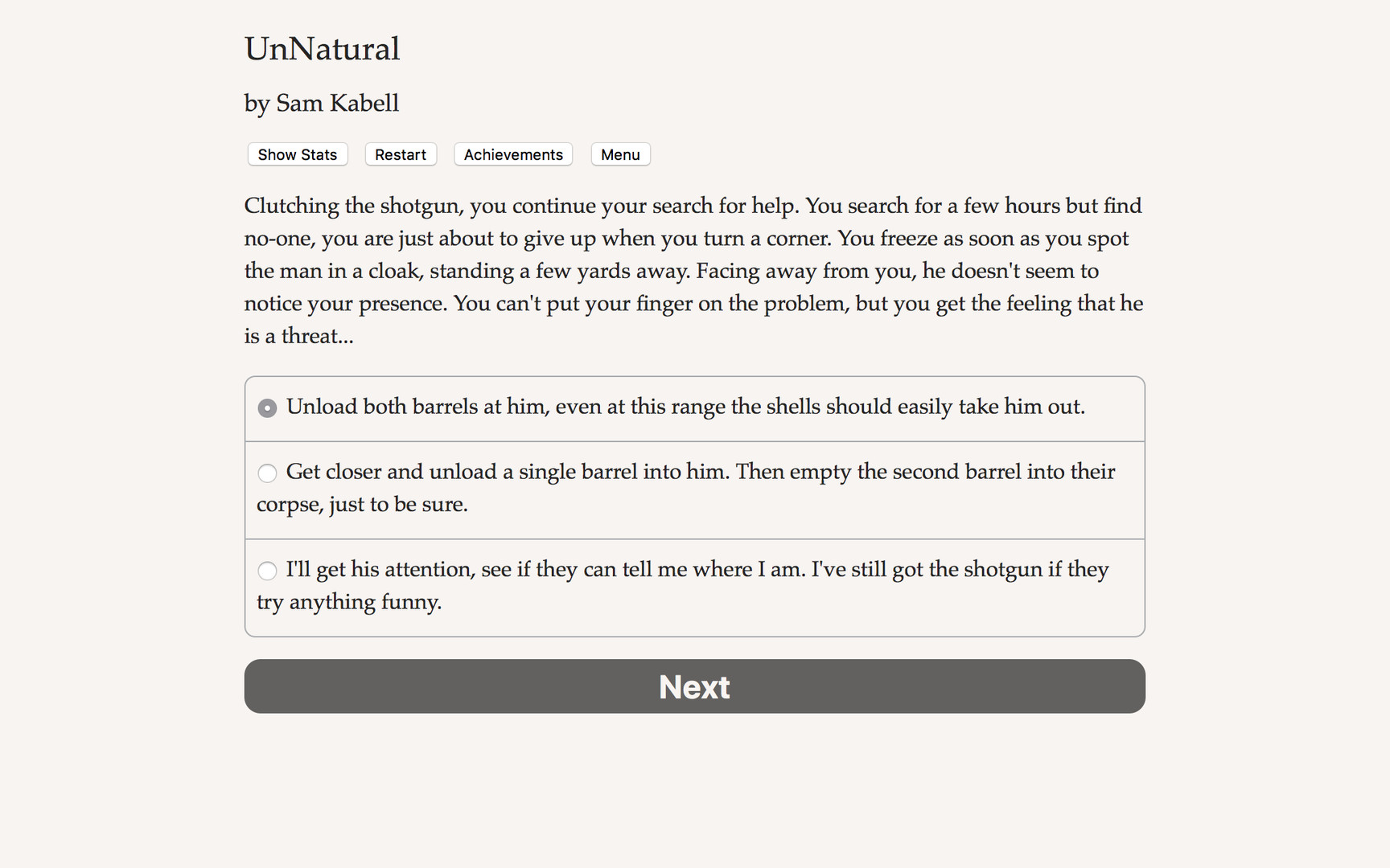 Unnatural screenshot #5