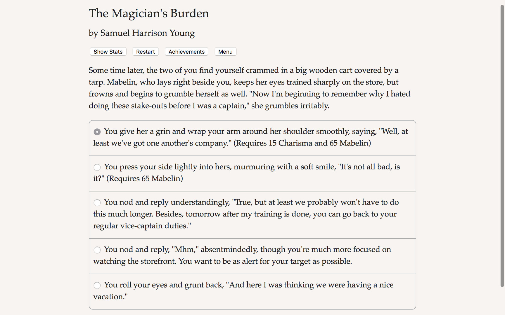 The Magician's Burden screenshot #3