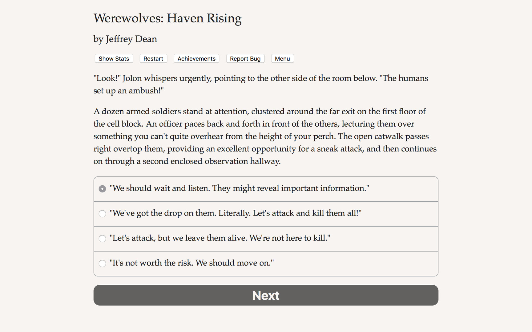 Werewolves: Haven Rising Featured Screenshot #1