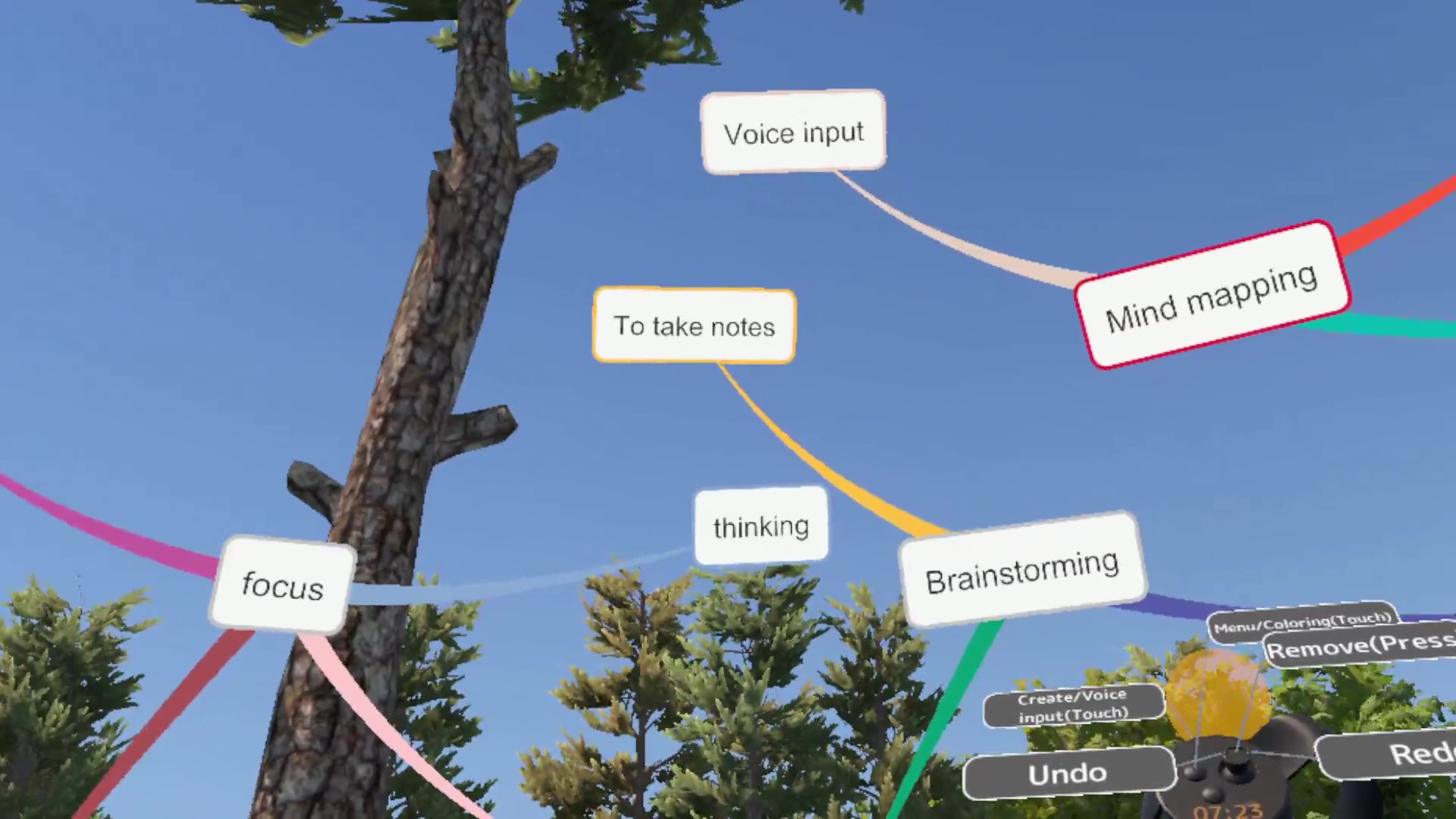 #3. Mind Map VR / マインドマップVR (Steam) 由: VR-AR Corp