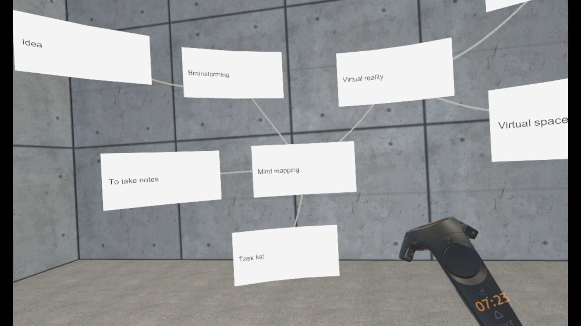 #8. Mind Map VR / マインドマップVR (Steam) 由: VR-AR Corp