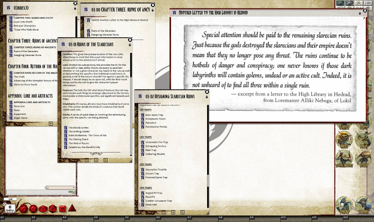 Fantasy Grounds - Echoes of the Past: The Slarecian Legacy (PFRPG) screenshot 3