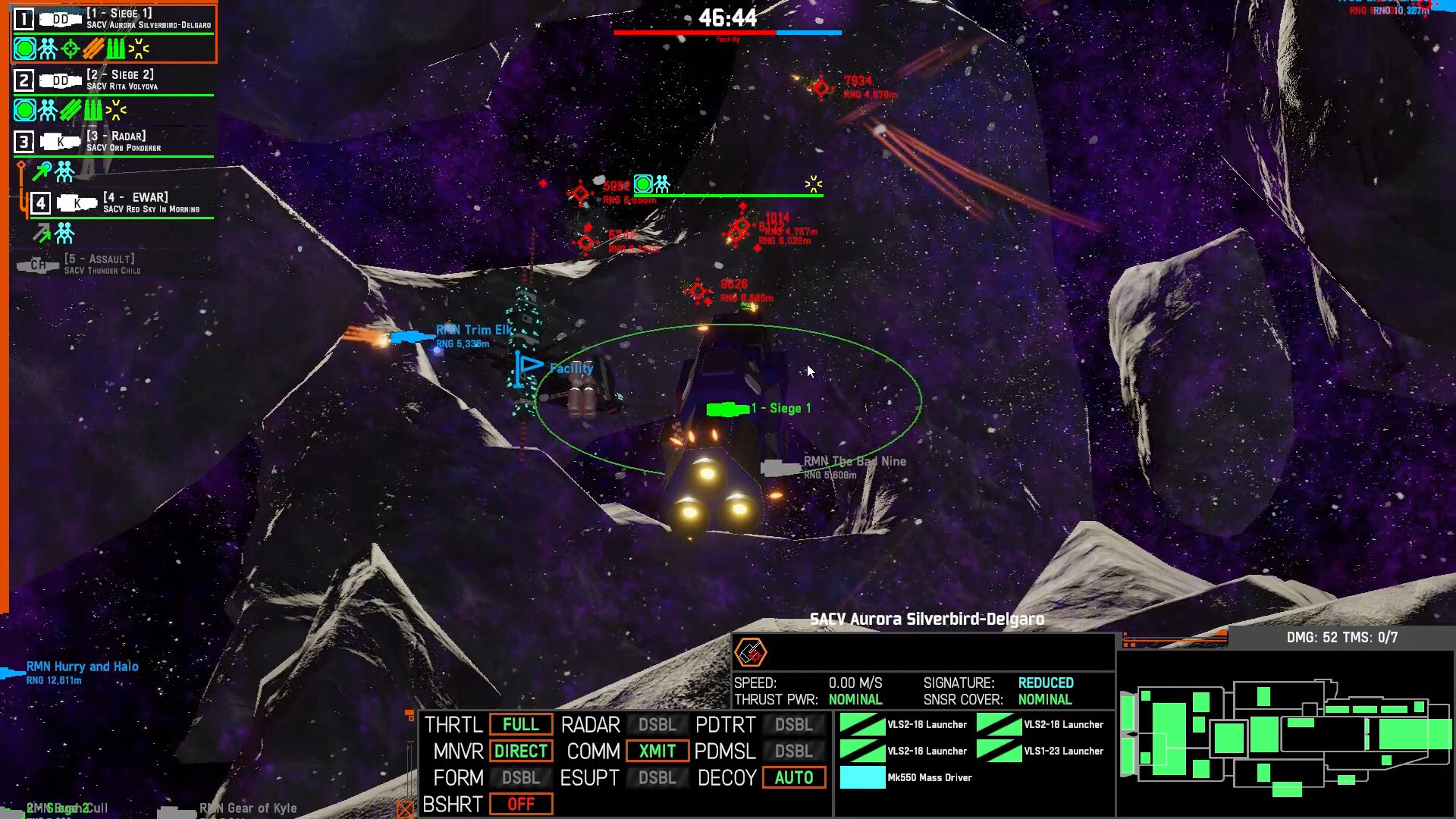 Скриншот игры NEBULOUS: Fleet Command - 5