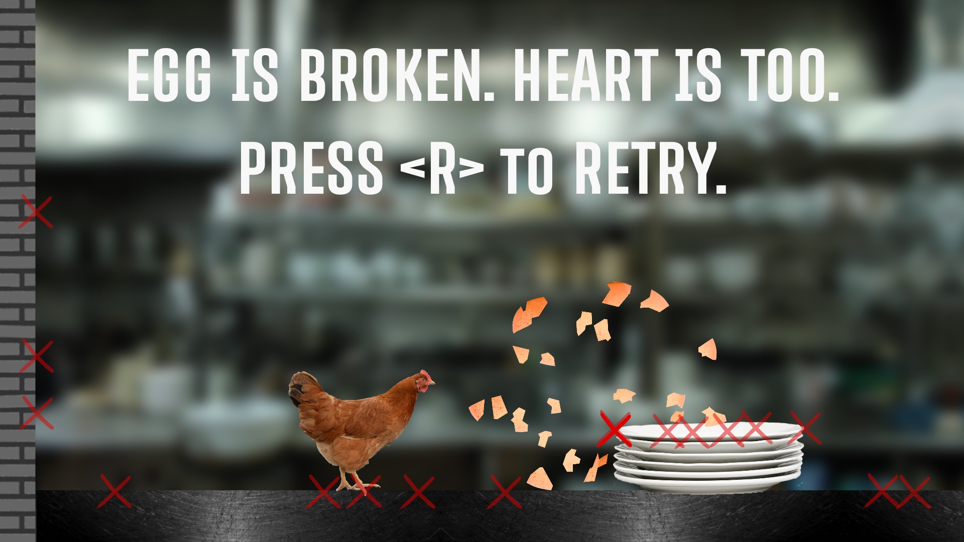 egg is broken. heart is too. Featured Screenshot #1