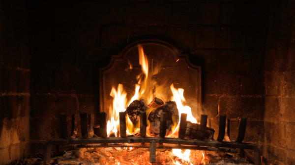 2 Hour Fireplace Relaxing Ambient Video for Sleep and Meditation