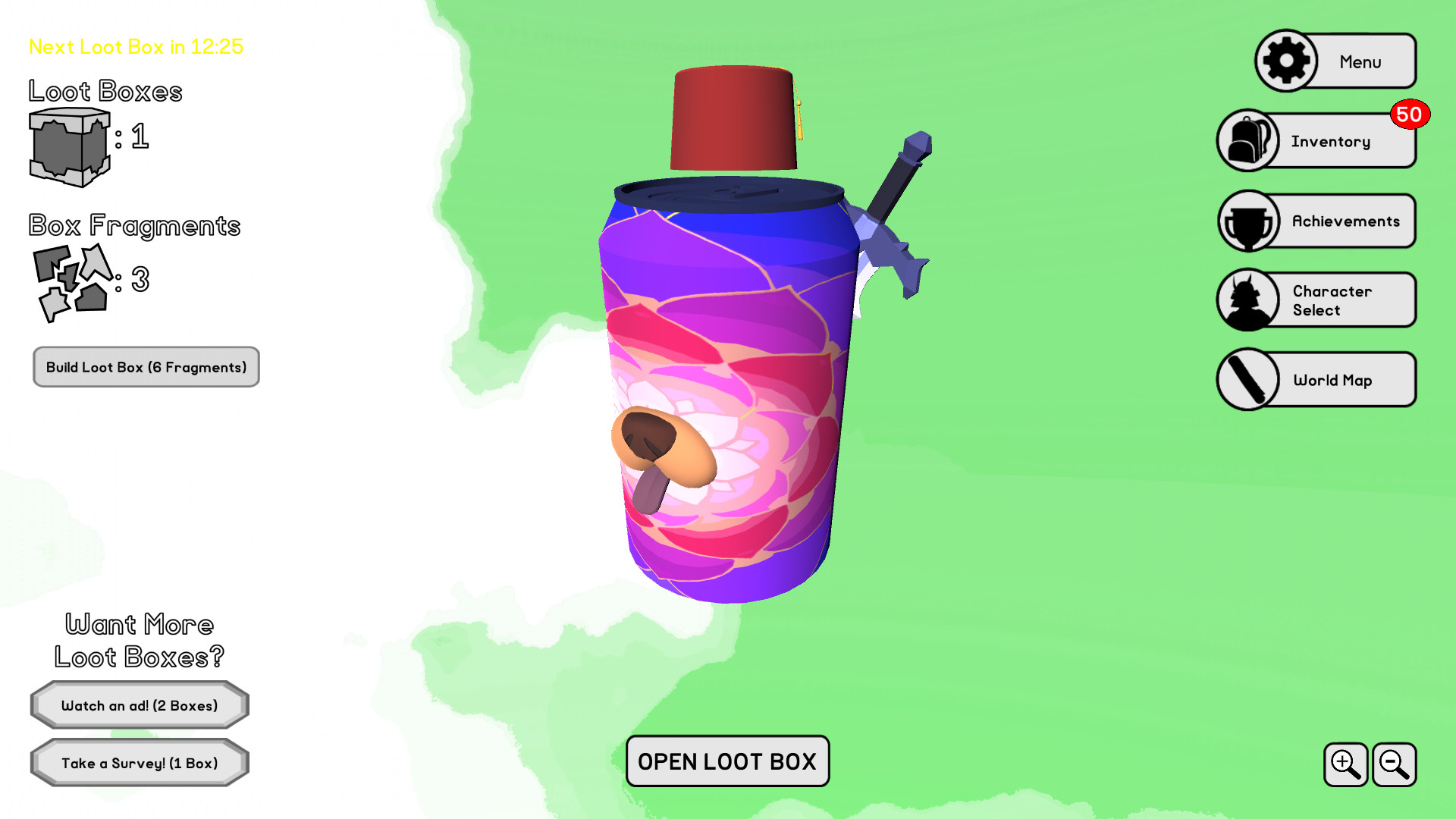 #2. Loot Box Simulator (Steam) 由: Clickbait Studios