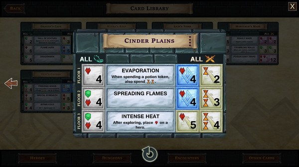 One Deck Dungeon - Cinder Plains