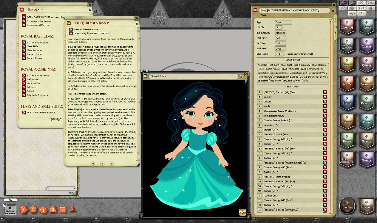 Fantasy Grounds - Royal Class (PFRPG) Featured Screenshot #1