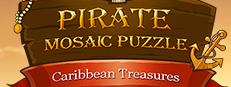 Pirate Mosaic Puzzle. Caribbean Treasures