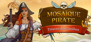 Pirate Mosaic Puzzle. Caribbean Treasures