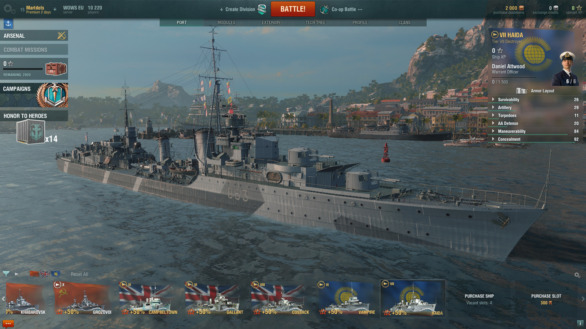 World of Warships — Haida Pack Featured Screenshot #1