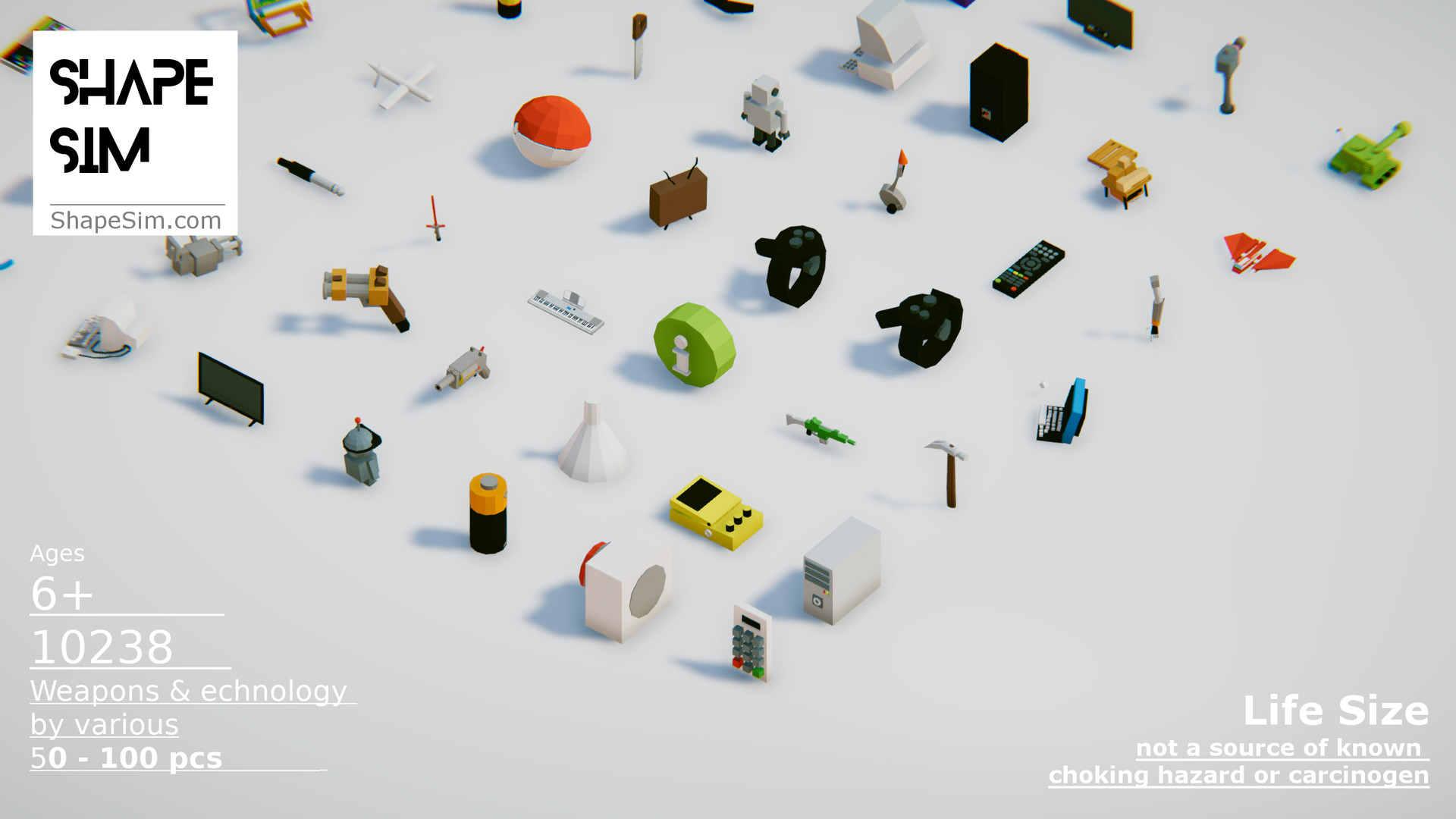 #10. ShapeSim - Construction Set (Steam) Podle: ShapeSim