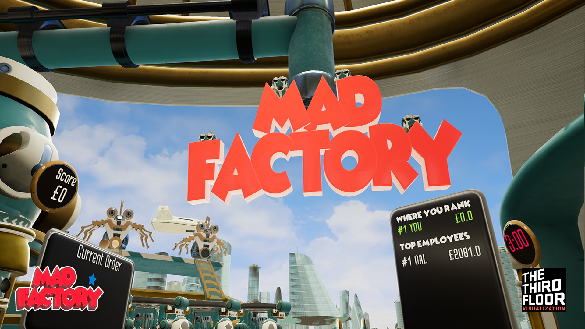 #2. Mad Factory (Steam) Podle: The Third Floor London Ltd