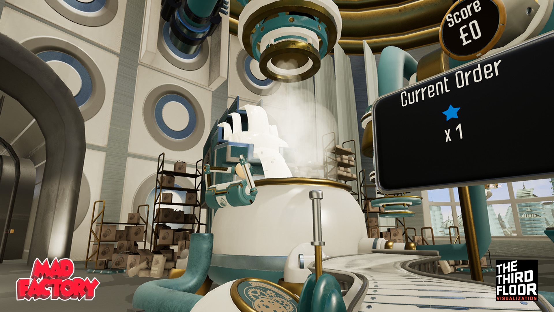 #6. Mad Factory (Steam) Podle: The Third Floor London Ltd