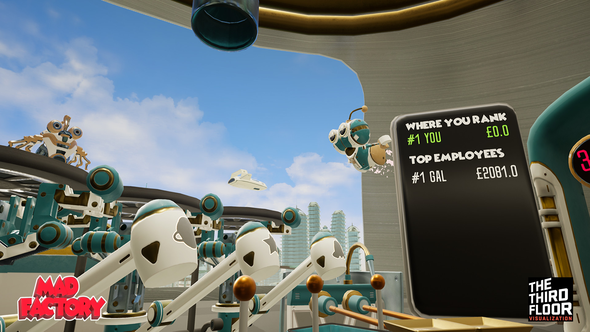 #5. Mad Factory (Steam) Podle: The Third Floor London Ltd