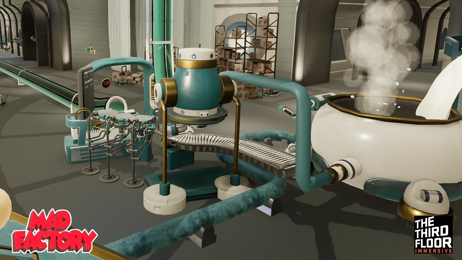 #3. Mad Factory (Steam) Podle: The Third Floor London Ltd