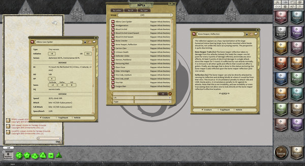 Fantasy Grounds - Rappan Athuk Bestiary (PFRPG)