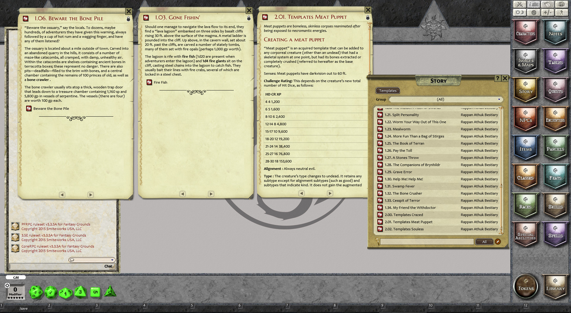 Fantasy Grounds - Rappan Athuk Bestiary (PFRPG)のスクリーンショット 1