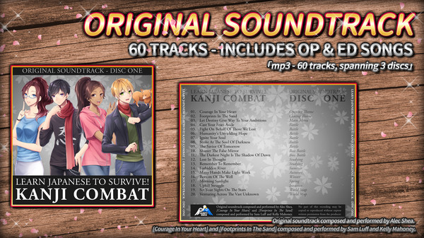 Learn Japanese To Survive! Kanji Combat - Original Soundtrack screenshot 2