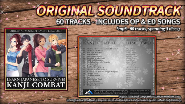 Learn Japanese To Survive! Kanji Combat - Original Soundtrack screenshot 3