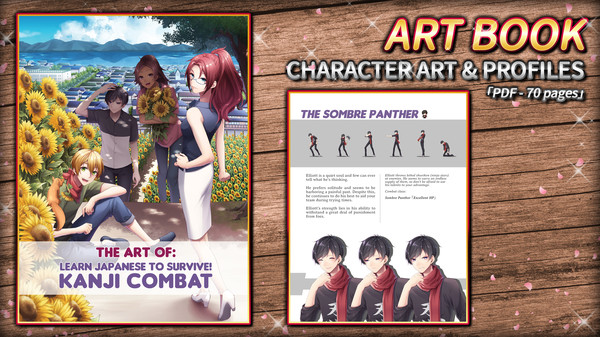 Learn Japanese To Survive! Kanji Combat - Art Book screenshot 2