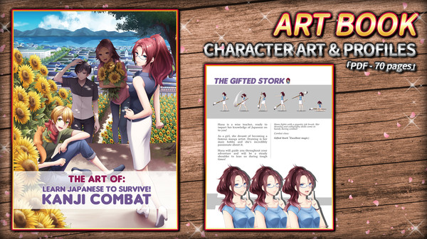 Learn Japanese To Survive! Kanji Combat - Art Book screenshot 3