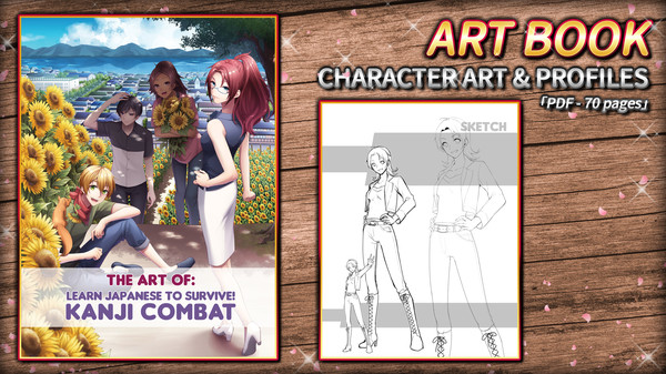 Learn Japanese To Survive! Kanji Combat - Art Book screenshot 4