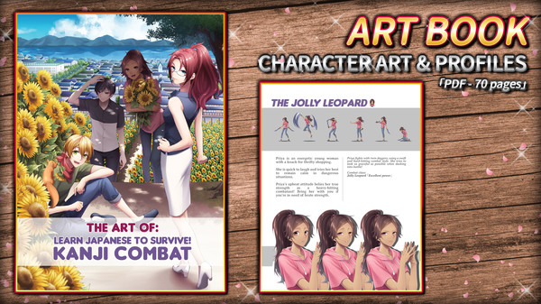 Learn Japanese To Survive! Kanji Combat - Art Book screenshot 5