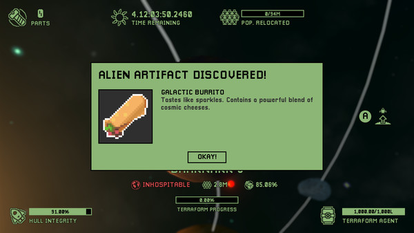 Cosmic Ray Screenshot