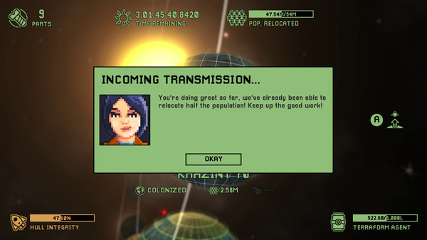 Cosmic Ray Screenshot