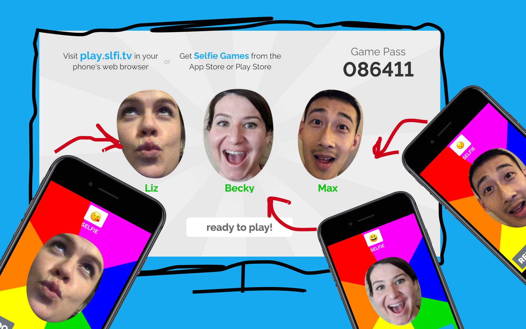 Selfie Games [TV]: A Multiplayer Couch Party Game в Steam