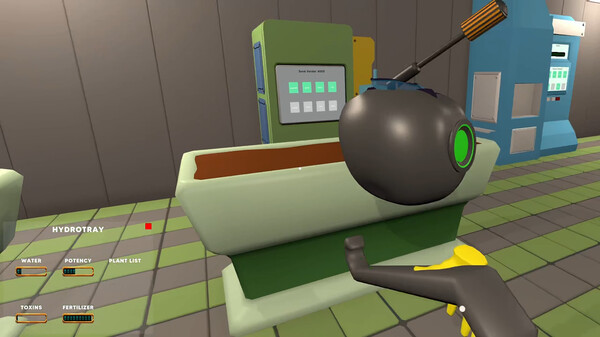 Screenshot of SpessVR gameplay showing in-action mechanics