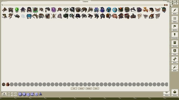 Fantasy Grounds - Devin Night: Tome of Beasts Pack 4 – Eleinomae–Goatman (Token Pack)