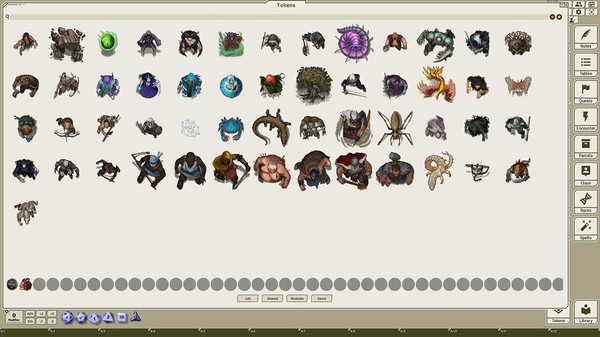 Fantasy Grounds - Devin Night: Tome of Beasts Pack 4 – Eleinomae–Goatman (Token Pack)