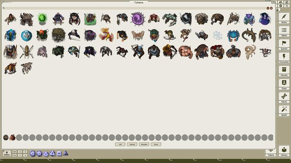 Fantasy Grounds - Devin Night: Tome of Beasts Pack 4 – Eleinomae–Goatman (Token Pack)