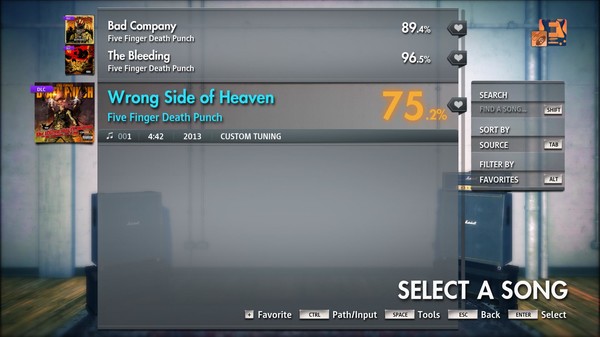 Rocksmith® 2014 Edition – Remastered – Five Finger Death Punch - “Wrong Side of Heaven”