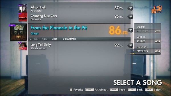 Rocksmith® 2014 Edition – Remastered – Ghost - “From the Pinnacle to the Pit”