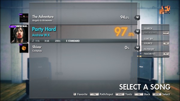 Rocksmith® 2014 Edition – Remastered – Andrew W.K.- “Party Hard”