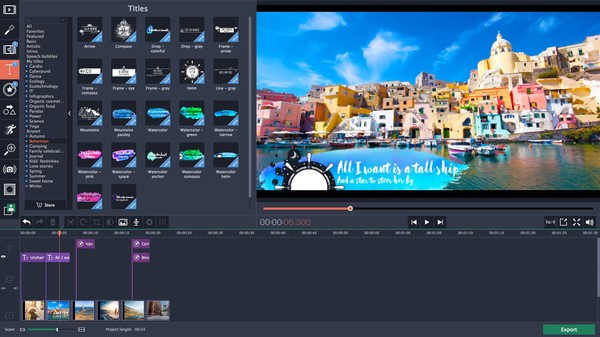 Movavi Video Editor Plus - Travel Set screenshot 4