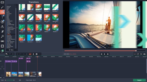 Movavi Video Editor Plus - Travel Set screenshot 6
