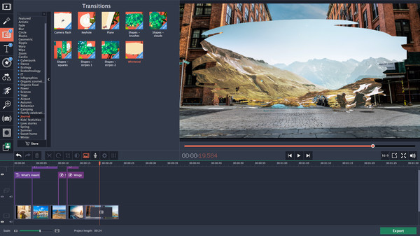 Movavi Video Editor Plus - Travel Set screenshot 5