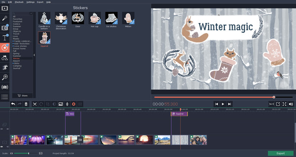 Movavi Video Editor Plus - Seasons Set screenshot 5