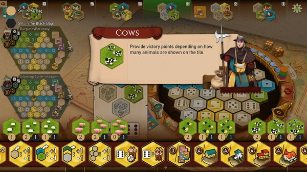 Screenshot z Castles of Burgundy Screenshot z Castles of Burgundy