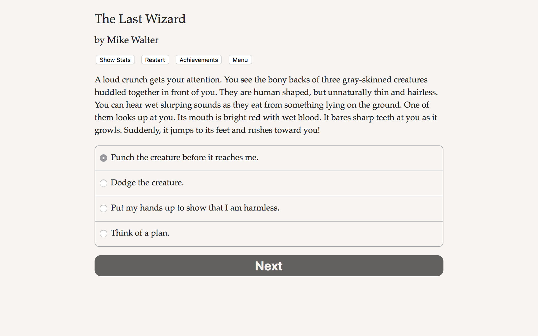 The Last Wizard Demo Featured Screenshot #1