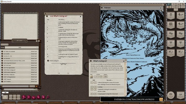 Fantasy Grounds - Monstrous Lair #2: Troll Cave (Any Ruleset)