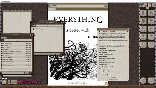 Fantasy Grounds - Monstrous Lair #2: Troll Cave (Any Ruleset)