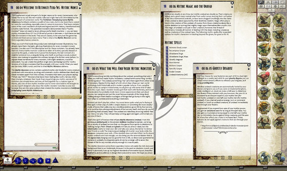 Fantasy Grounds - Mythic Monsters #9: Undead (PFRPG)