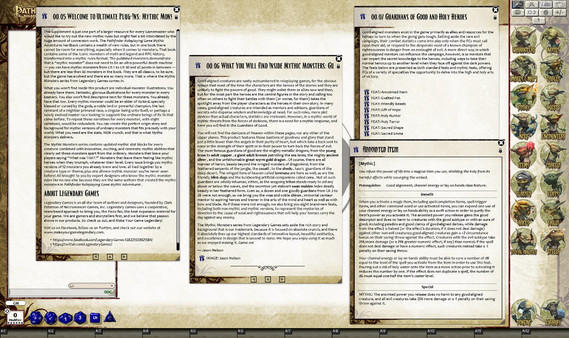 Fantasy Grounds - Mythic Monsters #20: Guardians of Good (PFRPG)