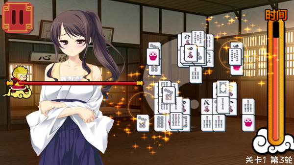 Screenshot z 美少女麻将接龙