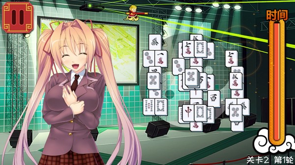 Screenshot z 美少女麻将接龙